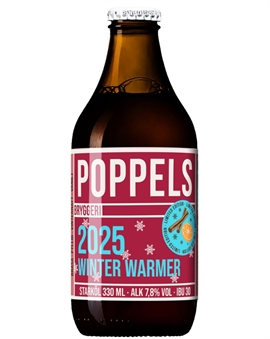  Poppels Winter Warmer 2025 Strong Ale Bottle Christmas Beer 33 cl 7.8%